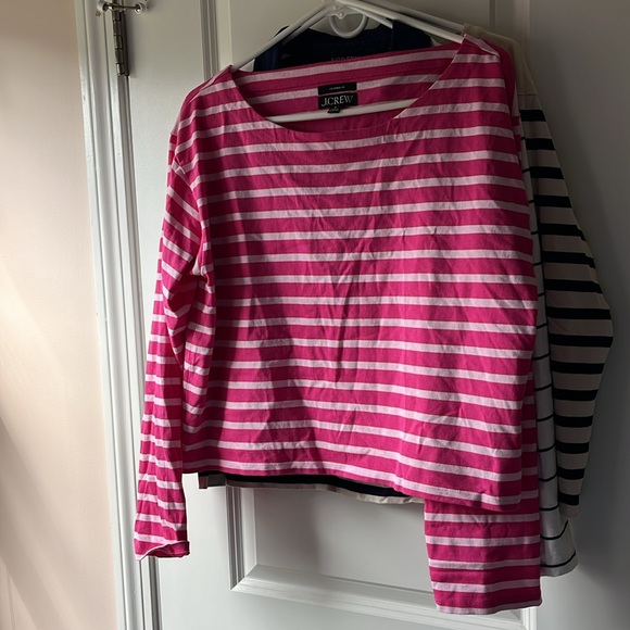 3 J Crew striped shirts! Size medium. Cotton knit. - Picture 6 of 7